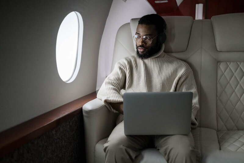 You can use your laptop computer during your flight