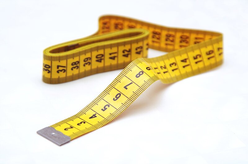 Use the measuring tape and measure the device